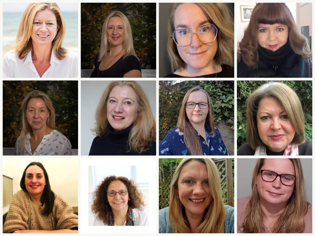 Portraits of the current Inner Space Counselling therapist team, including Ann Foster